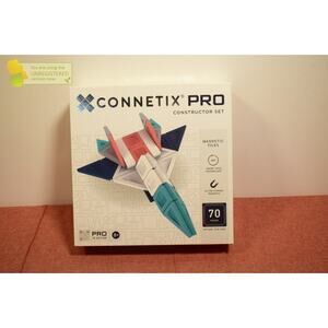 CONNETIX Magnetic Tiles Constructor Set 70pc
